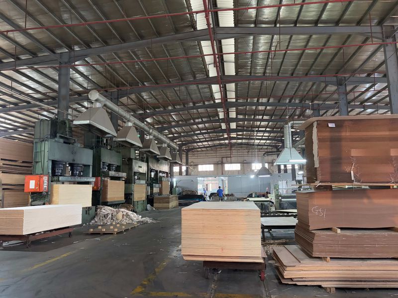Dongguan Lingfeng Wood Industry Co., Ltd. γραμμή παραγωγής του κατασκευαστή